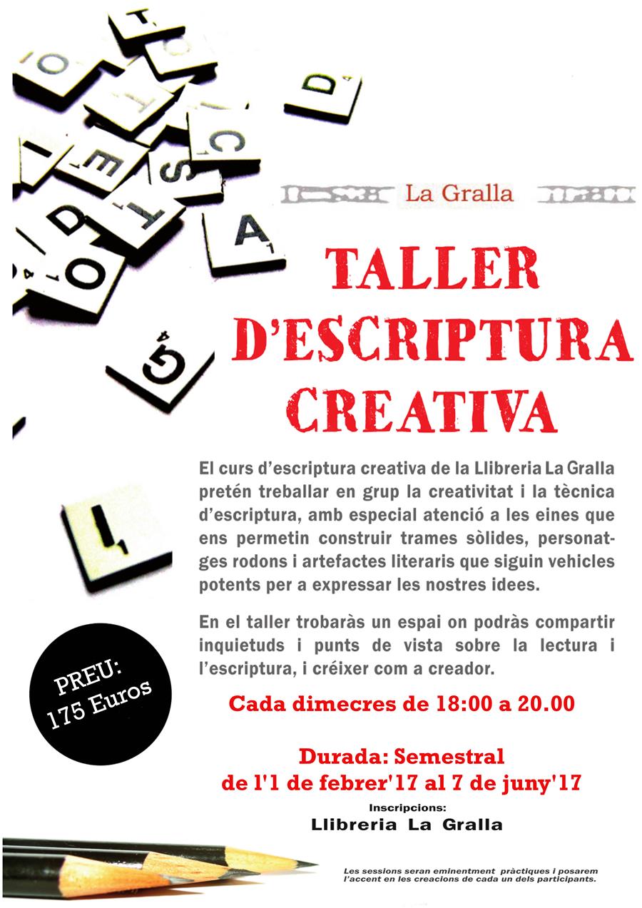 Inici del taller d'escriptura creativa - Llibreria La Gralla | Llibreria online de Granollers