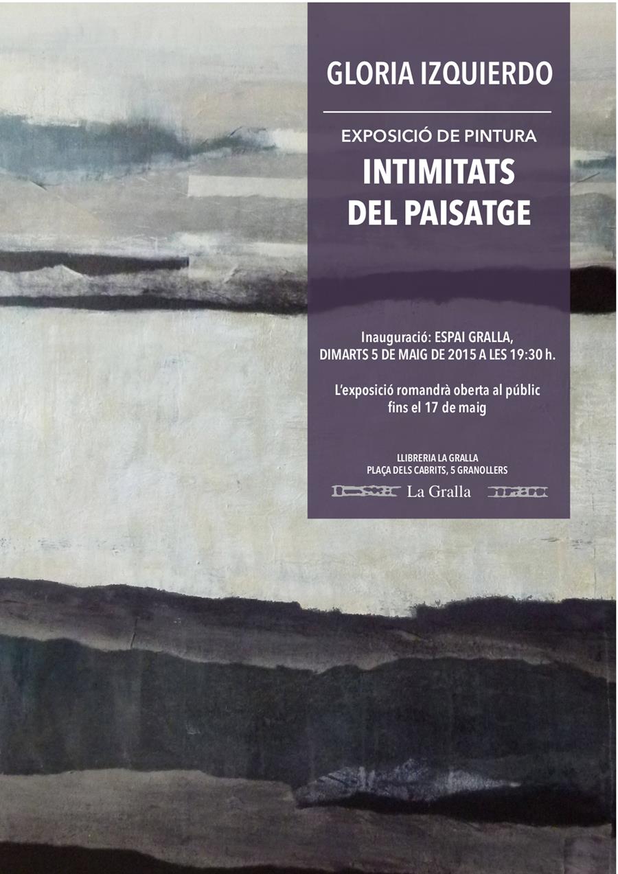 Inauguració de l'exposició Intimitats del paisatge - Llibreria La Gralla | Llibreria online de Granollers