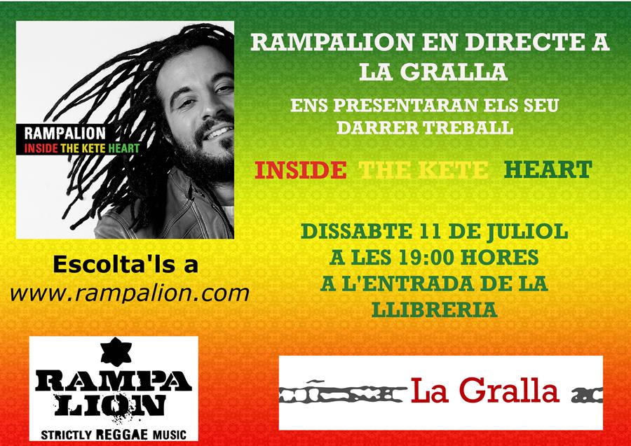 Rampalion en directe a La Gralla - Llibreria La Gralla | Llibreria online de Granollers
