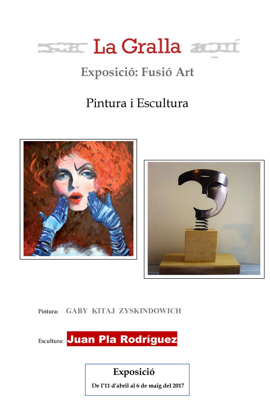 Inauguració de l'exposició Fusió Art - Llibreria La Gralla | Llibreria online de Granollers