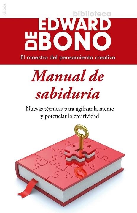 MANUAL DE SABIDURÍA | 9788449328411 | BONO, EDWARD DE | Llibreria La Gralla | Llibreria online de Granollers