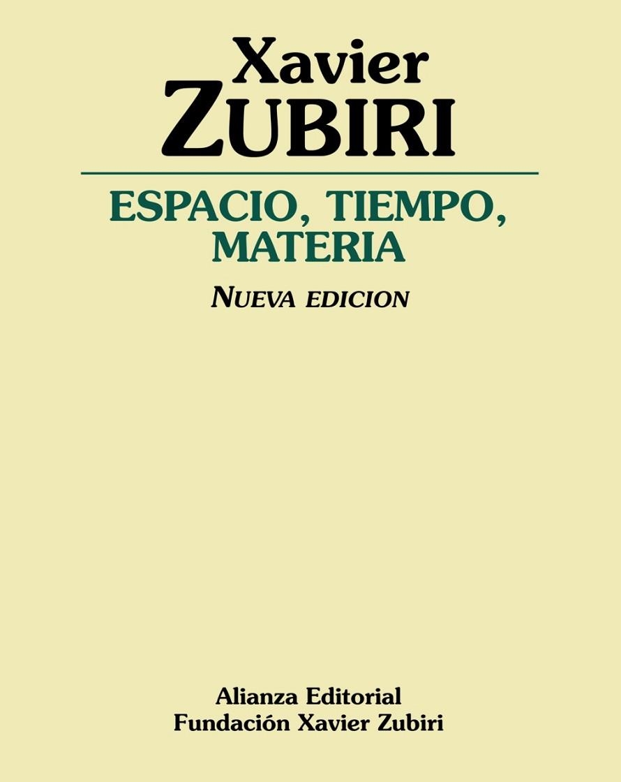 ESPACIO TIEMPO MATERIA (NUEVA EDICION 2008) | 9788420697604 | ZUBIRI, XAVIER | Llibreria La Gralla | Llibreria online de Granollers