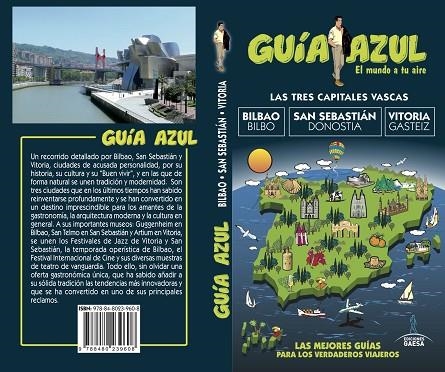 TRES CAPITALES VASCAS GUIA AZUL 2017, LAS | 9788480239608 | MONREAL IGLESIA, MANUEL | Llibreria La Gralla | Llibreria online de Granollers