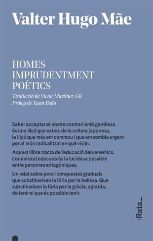 HOMES IMPRUDENTMENT POÈTICS | 9788416738380 | HUGO MÃE, VALTER | Llibreria La Gralla | Llibreria online de Granollers