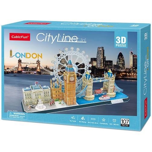 LONDON CITY LINE 3D PUZLE | 6944588202538 | CUBIC FUN | Llibreria La Gralla | Llibreria online de Granollers