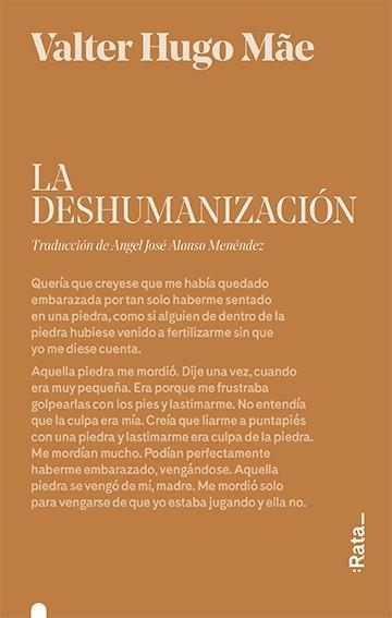 DESHUMANIZACIÓN, LA  | 9788416738489 | HUGO MÃE, VALTER | Llibreria La Gralla | Llibreria online de Granollers