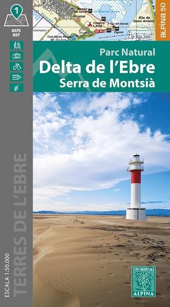 PARC NATURAL DEL DELTA DE L'EBRE. SERRA DE MONTSIA (MAPA ALPINA 2024) | 9788480909983 | AA.VV | Llibreria La Gralla | Llibreria online de Granollers