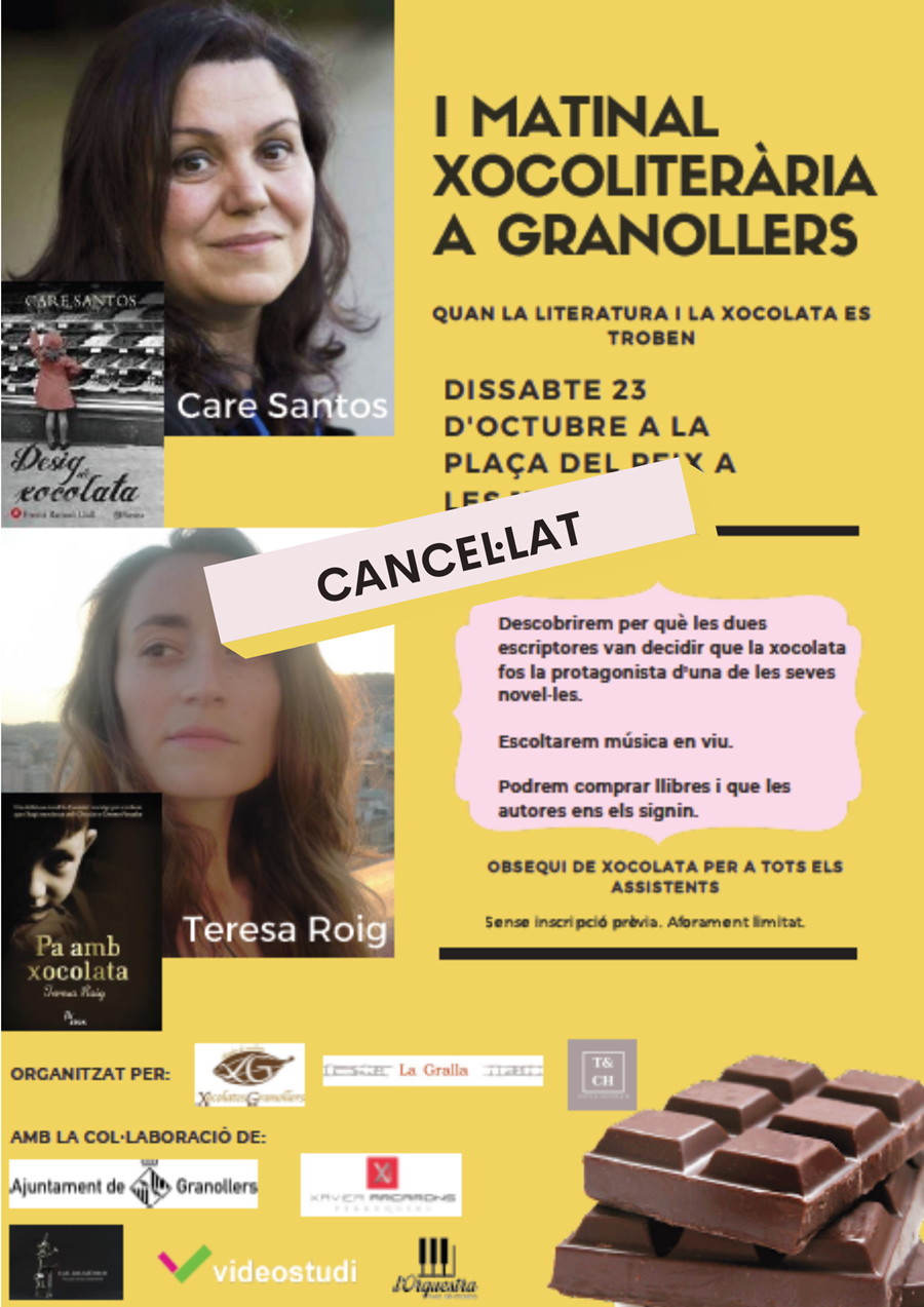 I Matinal Xocoliterària - Cancel·lat - Llibreria La Gralla | Librería online de Granollers