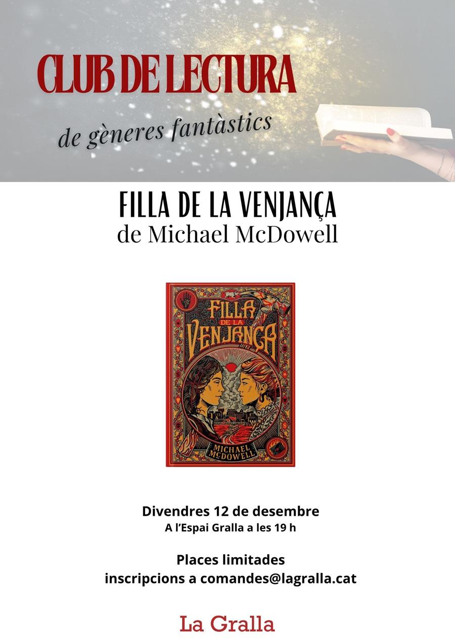 Club fantàstic: "Filla de la venjaça" - Llibreria La Gralla | Llibreria online de Granollers