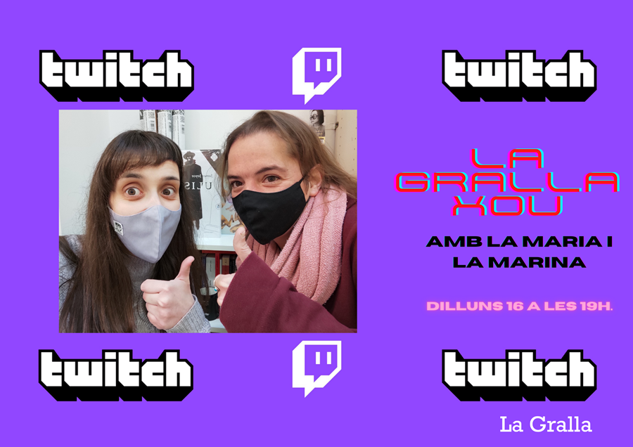 Twitch amb la Maria i la Marina - Llibreria La Gralla | Librería online de Granollers