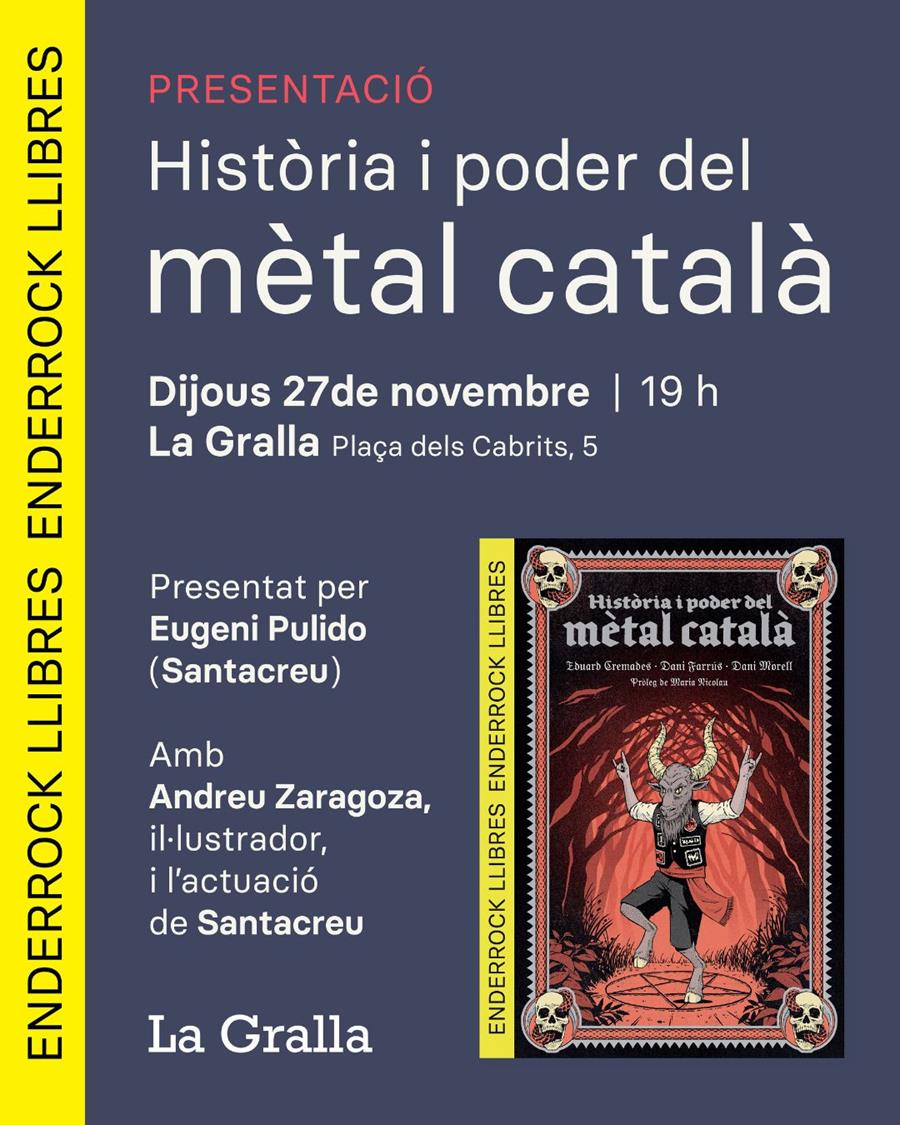 Presentació "Història i poder del mètal català" - Llibreria La Gralla | Llibreria online de Granollers