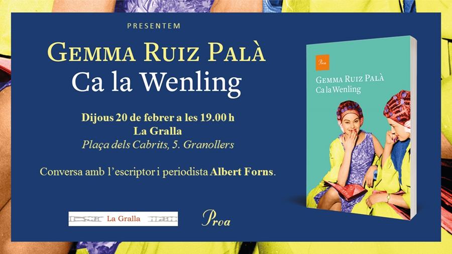 Presentació del llibre Ca La Wenling - Llibreria La Gralla | Librería online de Granollers
