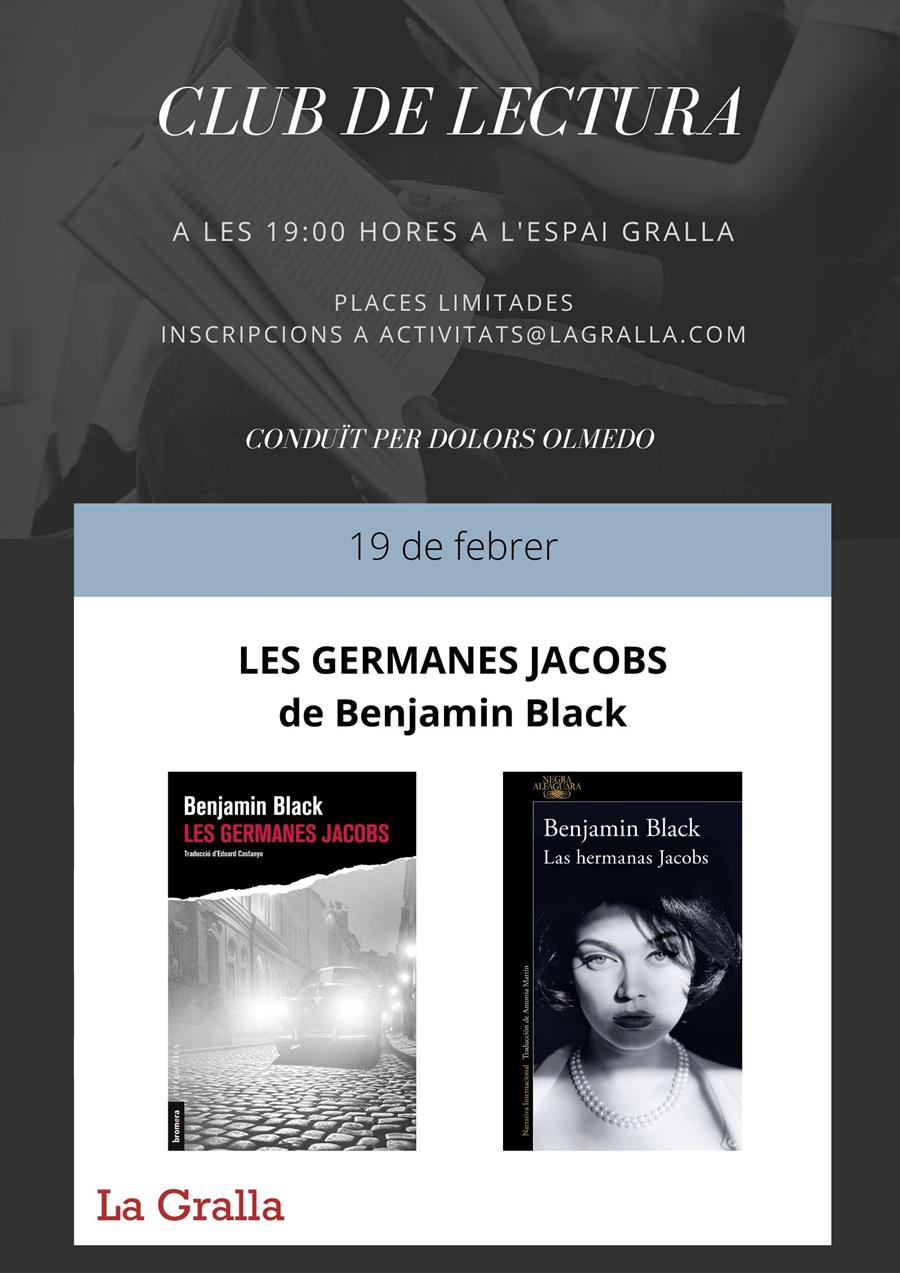 Club de lectura entorn "Les germanes Jacobs" - Llibreria La Gralla | Librería online de Granollers