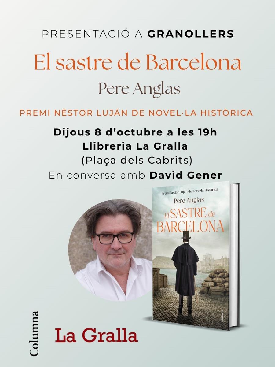 Presentació "El sastre de Barcelona" - Llibreria La Gralla | Librería online de Granollers