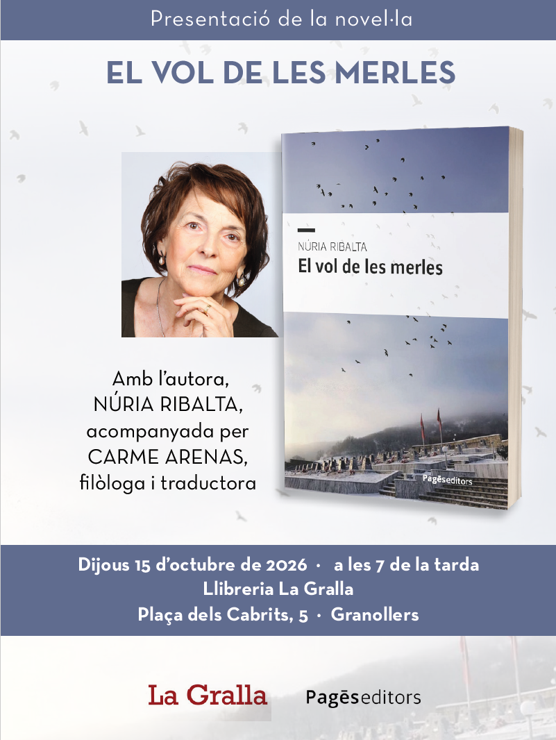Presentació de "El vol de les merles" - Llibreria La Gralla | Llibreria online de Granollers