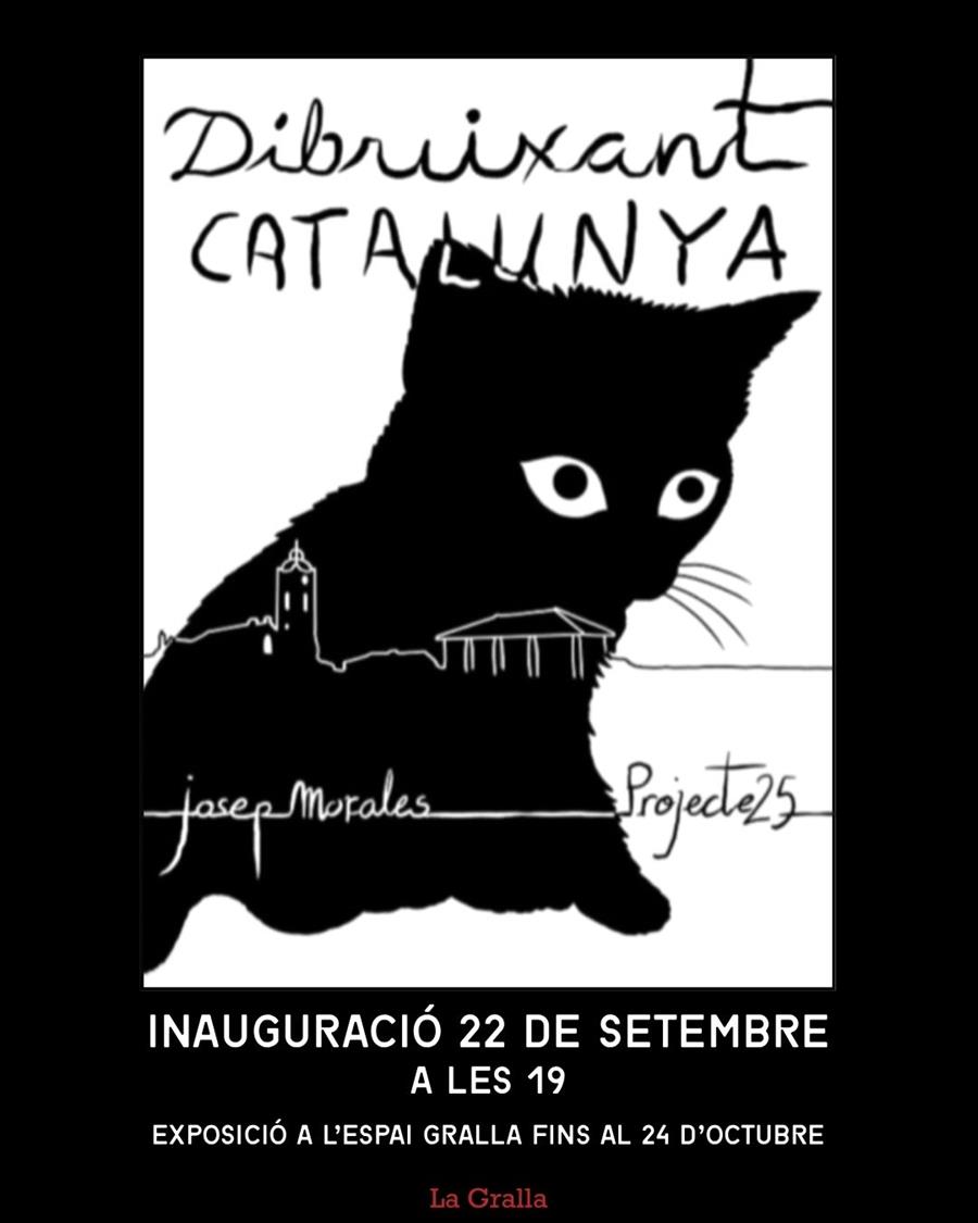 Inauguració exposició "Dibuixant Catalunya" de Josep Morales - Llibreria La Gralla | Llibreria online de Granollers