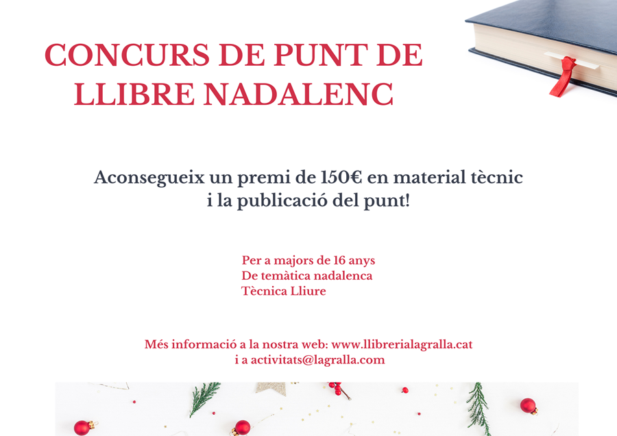 Veredicte del concurs de punt de llibre nadalenc - Llibreria La Gralla | Llibreria online de Granollers