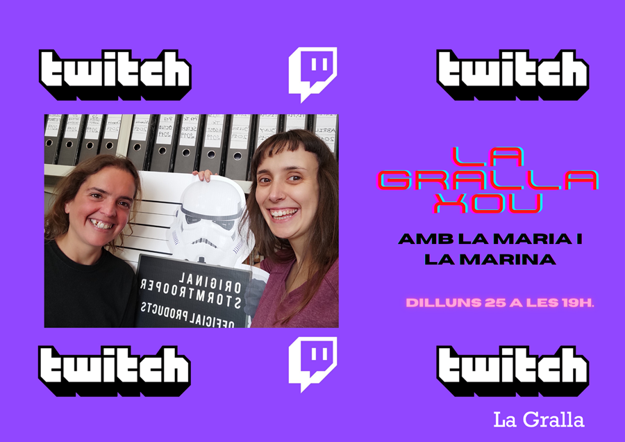 La Gralla Xou a Twitch - Llibreria La Gralla | Llibreria online de Granollers