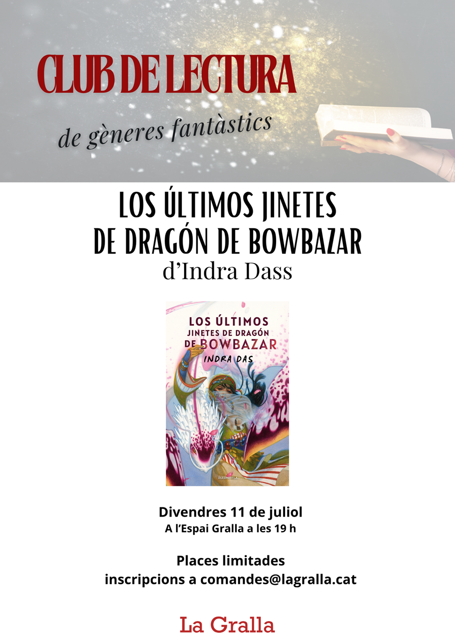 Club fantàstic: "Los últimos jinetes de dragón de Bowbazar" - Llibreria La Gralla | Llibreria online de Granollers