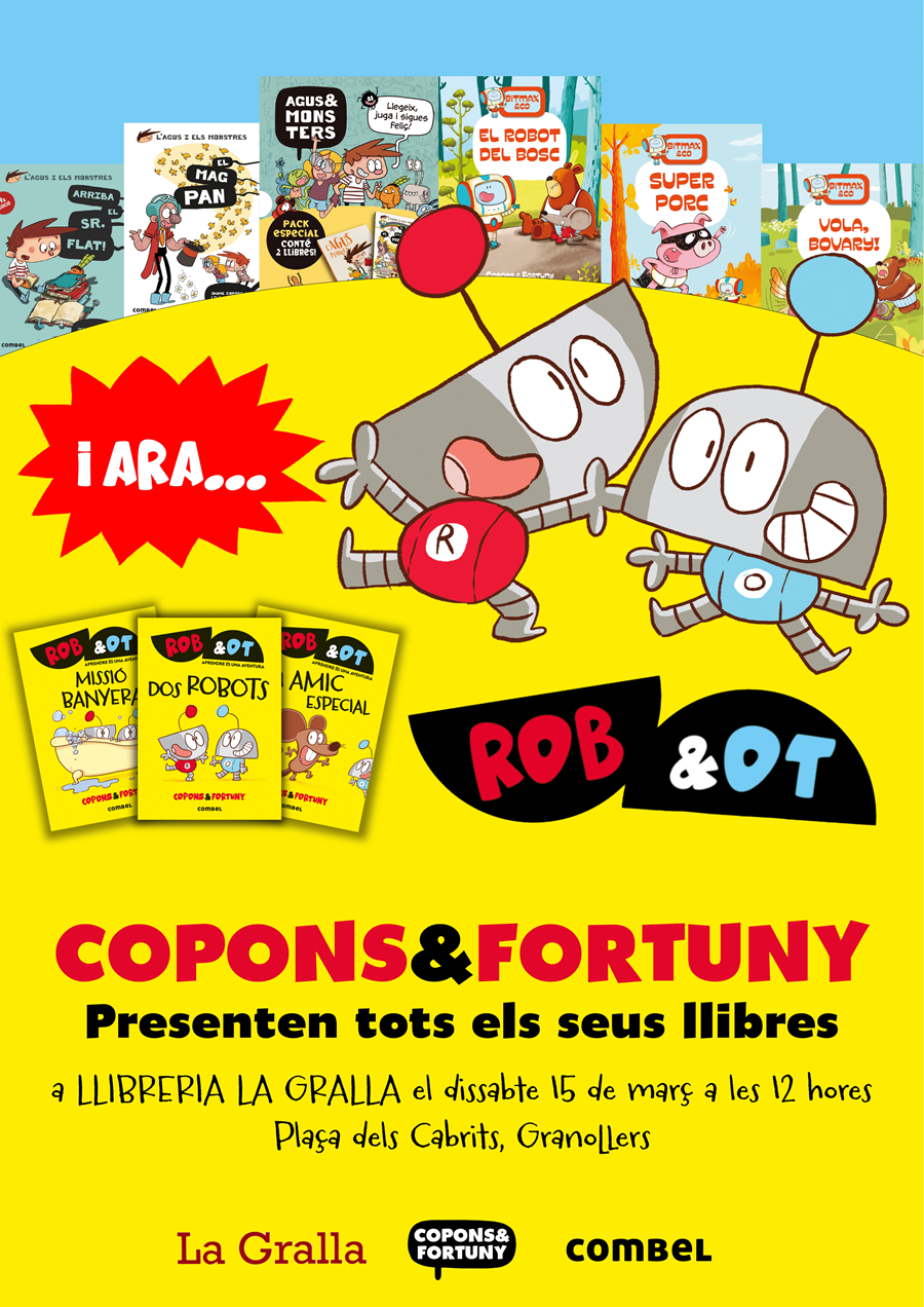 Presentació de "Rob&Ot" amb Copons i Fortuny - Llibreria La Gralla | Llibreria online de Granollers