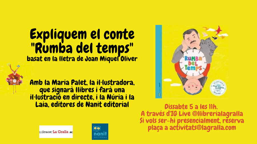 Expliquem el conte "La Rumba del temps" - Llibreria La Gralla | Librería online de Granollers