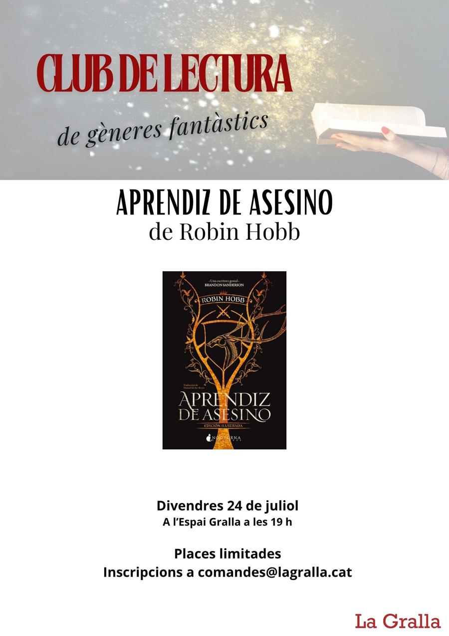 Club fantàstic: "Aprendiz de asesino" - Llibreria La Gralla | Librería online de Granollers