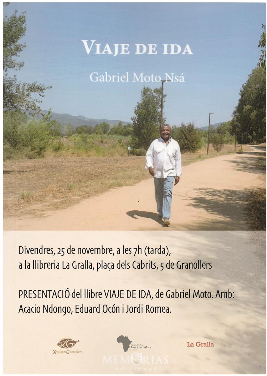 Presentació del llibre "Viaje de ida" - Llibreria La Gralla | Librería online de Granollers