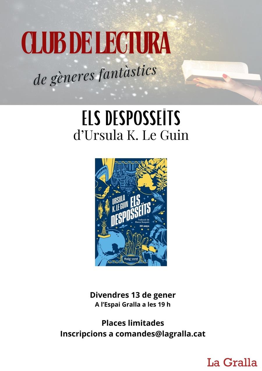 Club de lectura fantàstic: Els desposseïts - Llibreria La Gralla | Llibreria online de Granollers