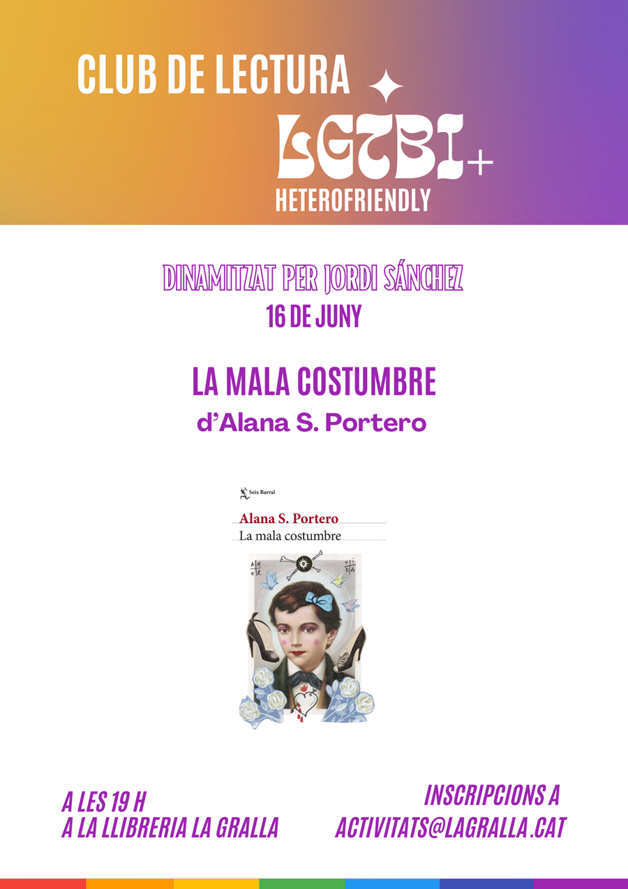 Club lgtbi+: "La mala costumbre" - Llibreria La Gralla | Llibreria online de Granollers