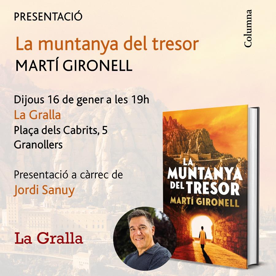 Presentació de "La muntanya del tresor" del Martí Gironell - Llibreria La Gralla | Llibreria online de Granollers