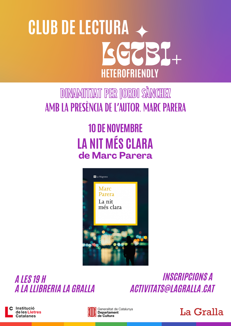 Club lgtbi: "La nit més clara" - Llibreria La Gralla | Llibreria online de Granollers
