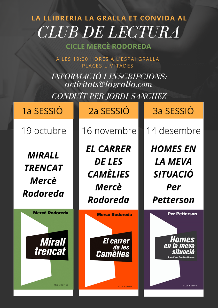 CLUB DE LECTURA - Llibreria La Gralla | Llibreria online de Granollers