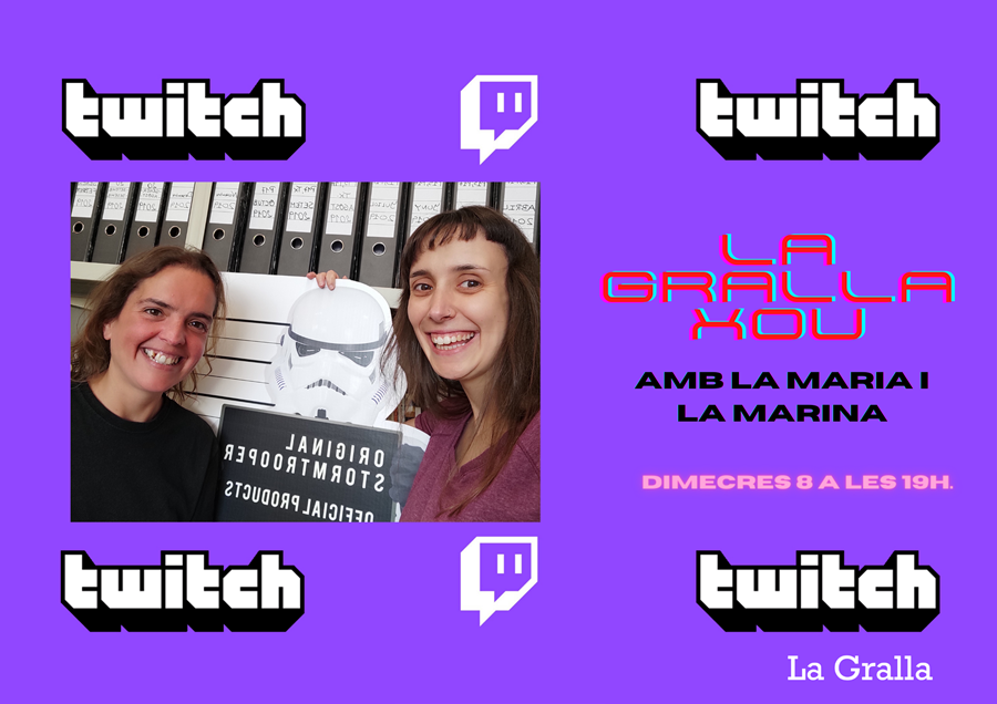 Nou Twitch amb la Maria i la Marina i... algú més??? - Llibreria La Gralla | Librería online de Granollers