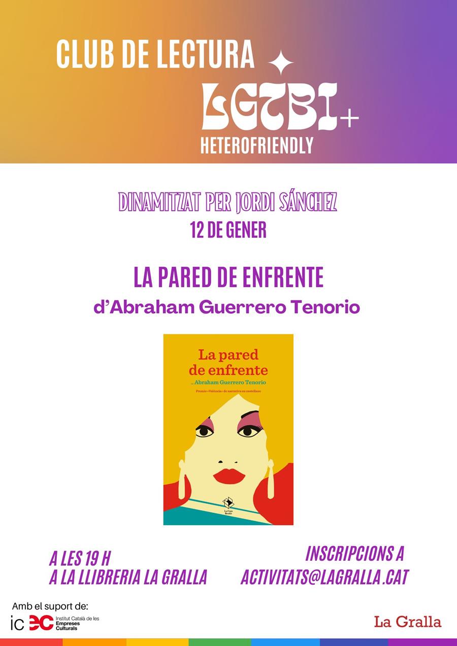 Club lgtbi: "La pared de enfrente" - Llibreria La Gralla | Llibreria online de Granollers