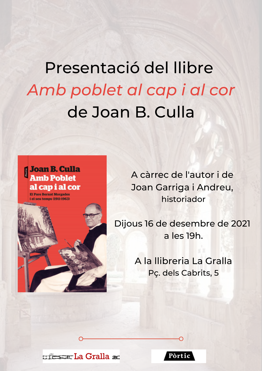 Presentació del llibre "Amb poblet al cap i al cor" - Llibreria La Gralla | Llibreria online de Granollers