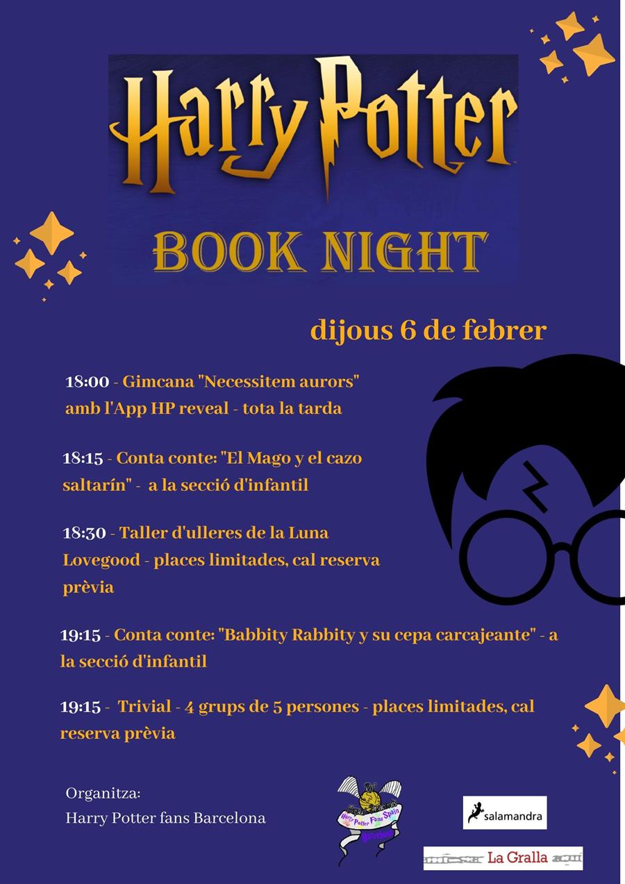 Harry Potter Book Night 2020 - Llibreria La Gralla | Llibreria online de Granollers