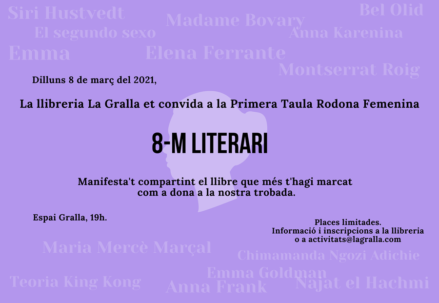8-M Literari - Llibreria La Gralla | Llibreria online de Granollers