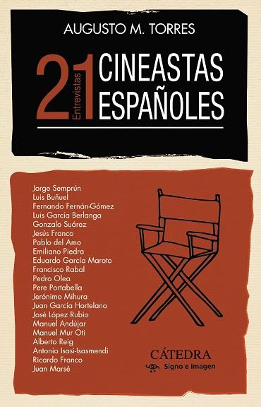 21 CINEASTAS ESPAÑOLES | 9788437644448 | TORRES, AUGUSTO M. | Llibreria La Gralla | Llibreria online de Granollers