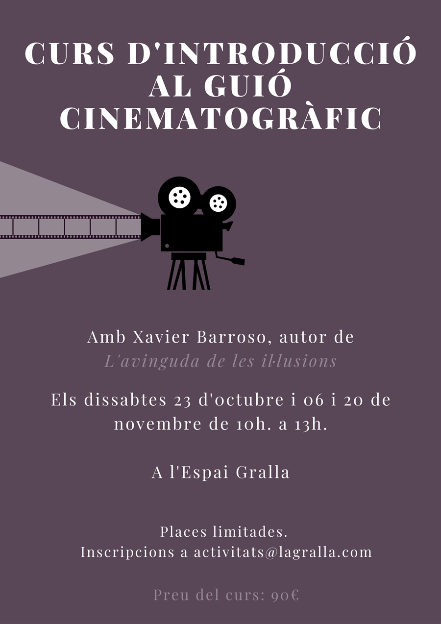 Curs d'introducció al guió cinematogràfic - Llibreria La Gralla | Llibreria online de Granollers
