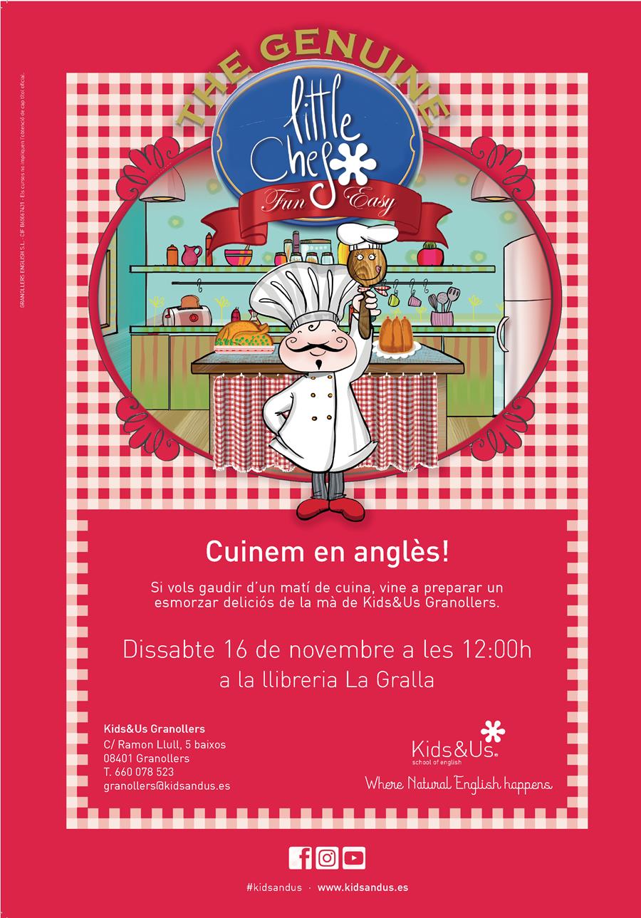 The genius little chef. Cuinem en anglès - Llibreria La Gralla | Llibreria online de Granollers