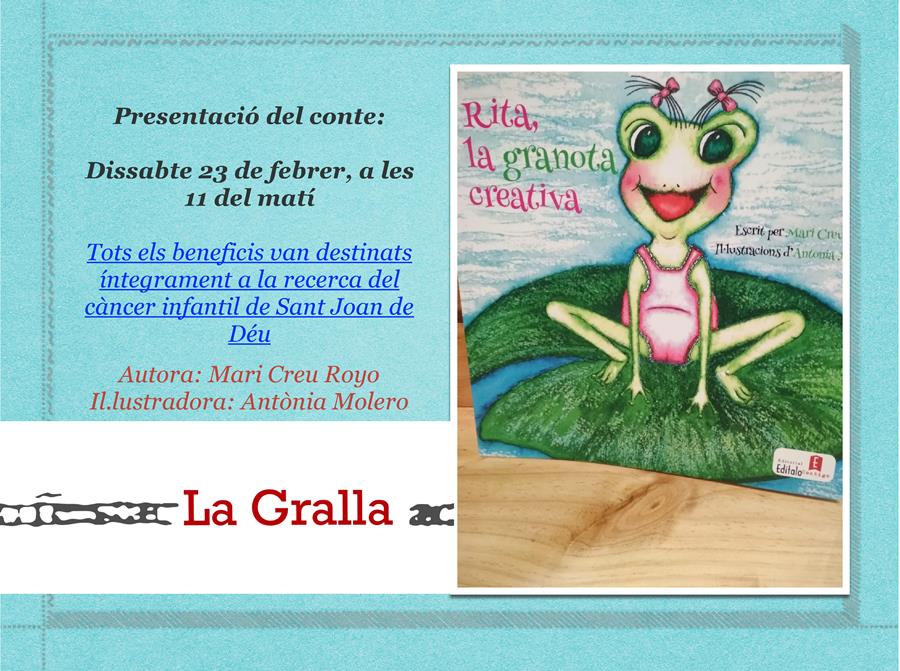 Presentació del conte Rita la granota creativa - Llibreria La Gralla | Llibreria online de Granollers