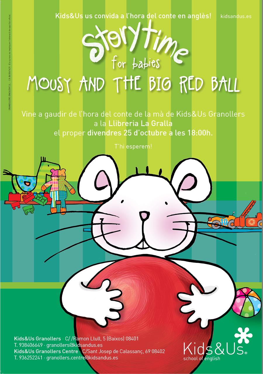 Story Time for babies. Mousy and the big red ball - Llibreria La Gralla | Llibreria online de Granollers