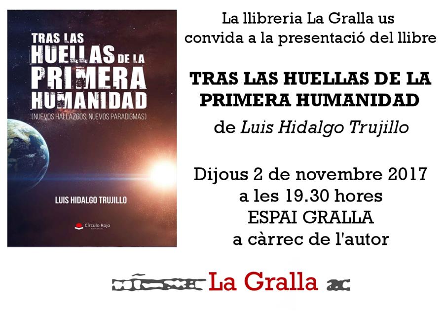 Presentació del llibre Tras las huellas de la primera humanidad - Llibreria La Gralla | Llibreria online de Granollers