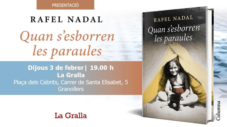 Presentació de "Quan s'esborren les paraules" - Llibreria La Gralla | Llibreria online de Granollers