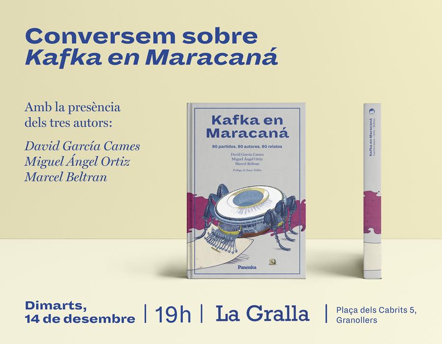 Conversem sobre "Kafka en Maracaná" - Llibreria La Gralla | Llibreria online de Granollers