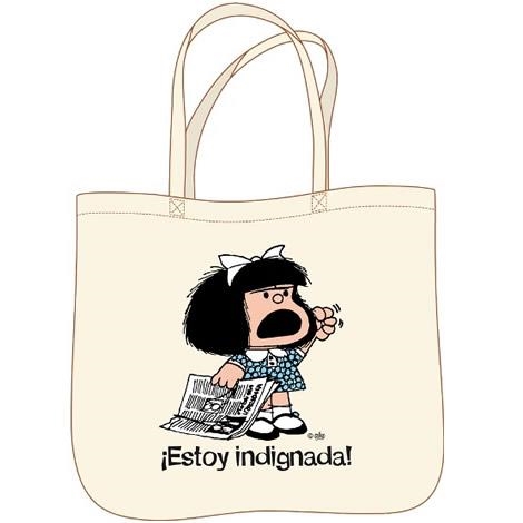 BOLSA MAFALDA ¡ESTOY INDIGNADA! | 9788862127714 | Llibreria La Gralla | Librería online de Granollers