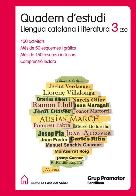 QUADERN ESTUDI 3 ESO LLENGUA I LITERATURA | 9788479186654 | VARIOS AUTORES | Llibreria La Gralla | Librería online de Granollers