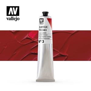 ACRÍLIC STUDIO VALLEJO 58ML 3- VERMELL CARMI | 8429551210034 | Llibreria La Gralla | Librería online de Granollers