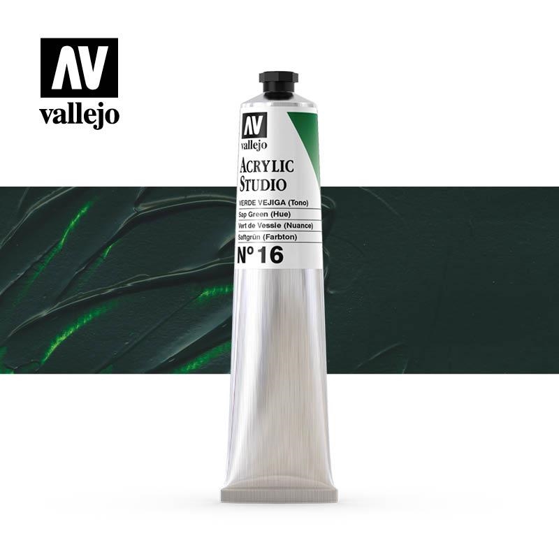 ACRÍLIC STUDIO VALLEJO 58ML 16- VERD VEJIGA | 8429551210164 | Llibreria La Gralla | Librería online de Granollers