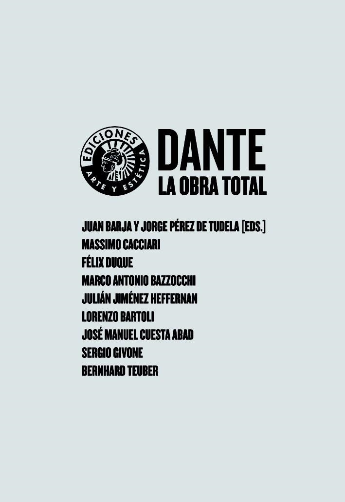 DANTE. LA OBRA TOTAL | 9788487619618 | BARJA, JUAN; PÉREZ DE TUDELA, JORGE (EDS.) | Llibreria La Gralla | Librería online de Granollers